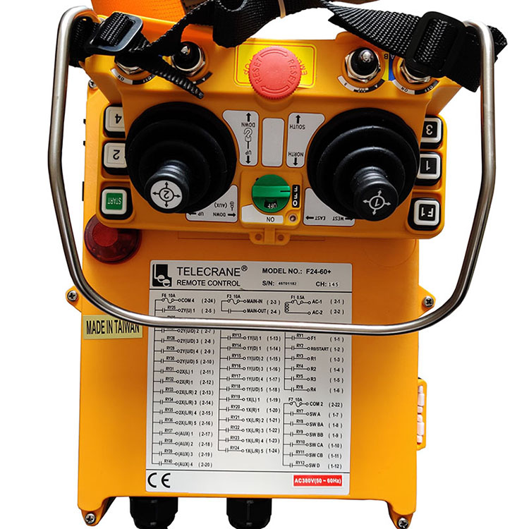 F24-60 双摇杆双梁行车天车龙门吊塔吊工业无线台湾禹鼎遥控器