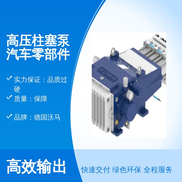 德国沃马高压柱塞泵耐腐蚀易维护纯水常温清洗品质保证