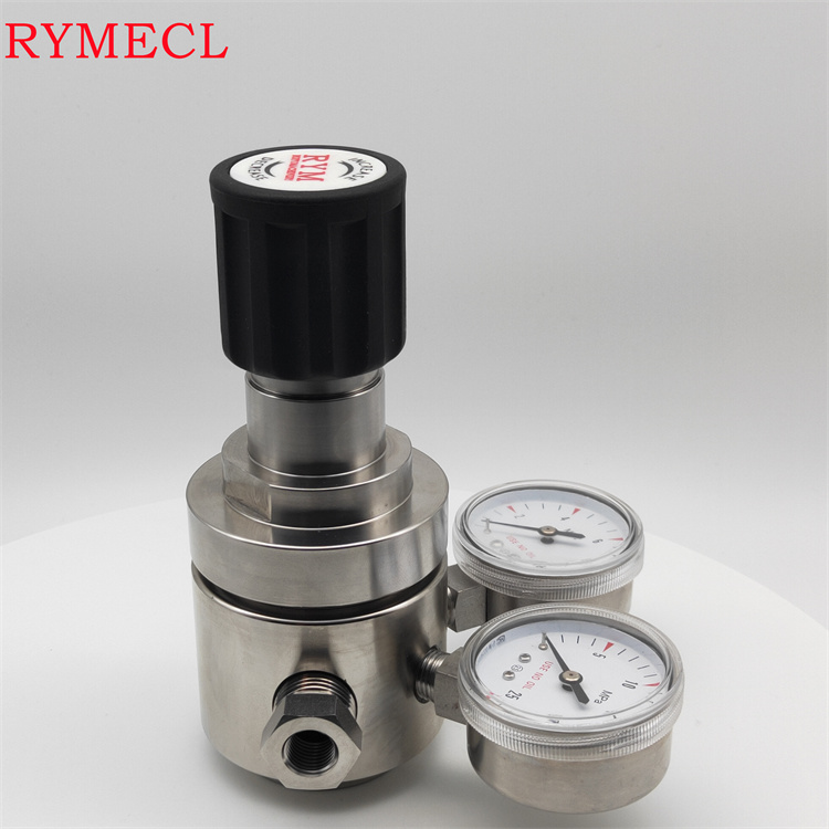 RYMECL耐腐蚀氯化氢气体专用活塞式316L不锈钢高压中流量减压器