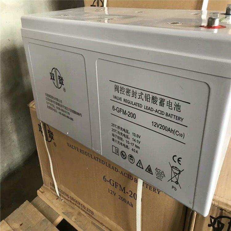 双登蓄电池6-GFM-200阀控铅酸12V200AH直流屏通信机房UPS电源专用