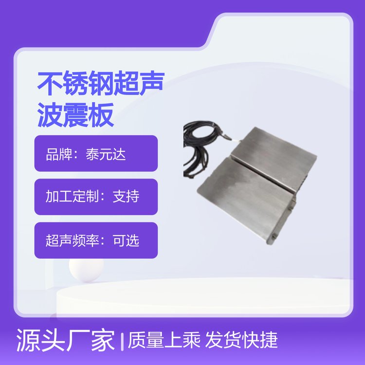 泰元达投入式TYD-ZB系列超声清洗316不锈钢超声波震板