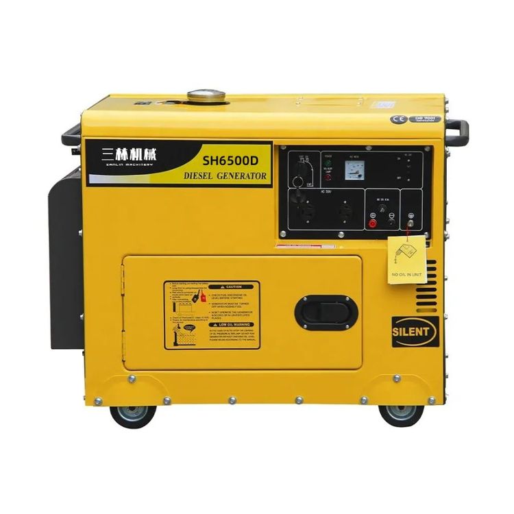 柴油动力发电机220V\/380V家用小型单相5KW\/6\/7\/8千瓦三相380V静音