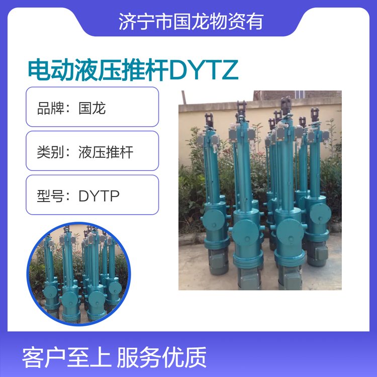 國龍液壓推桿DYTP電動型電動閘門推桿液壓伸縮桿