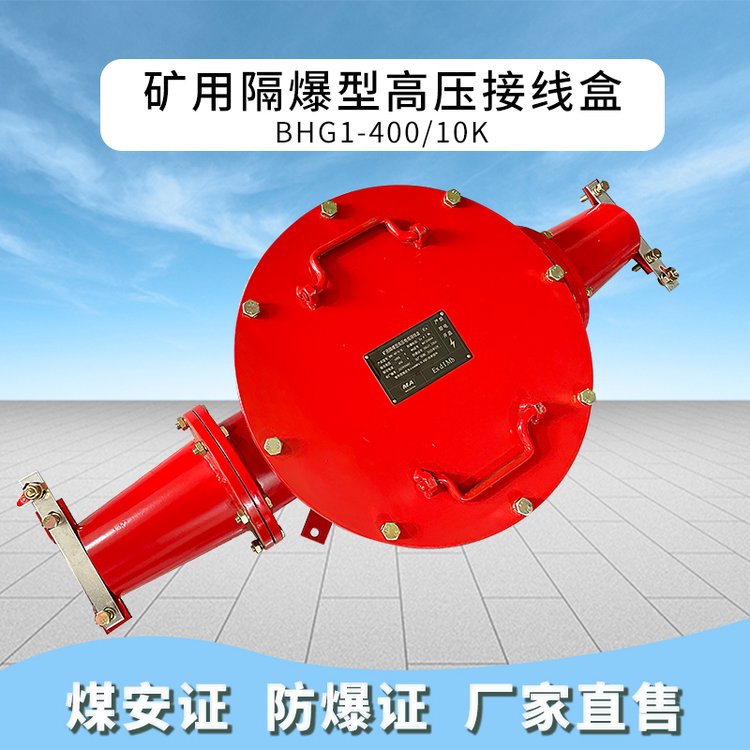 鑄鋼鎧裝防爆高壓接線(xiàn)盒BHG1-400\/10-2G礦用隔爆型電纜分線(xiàn)盒