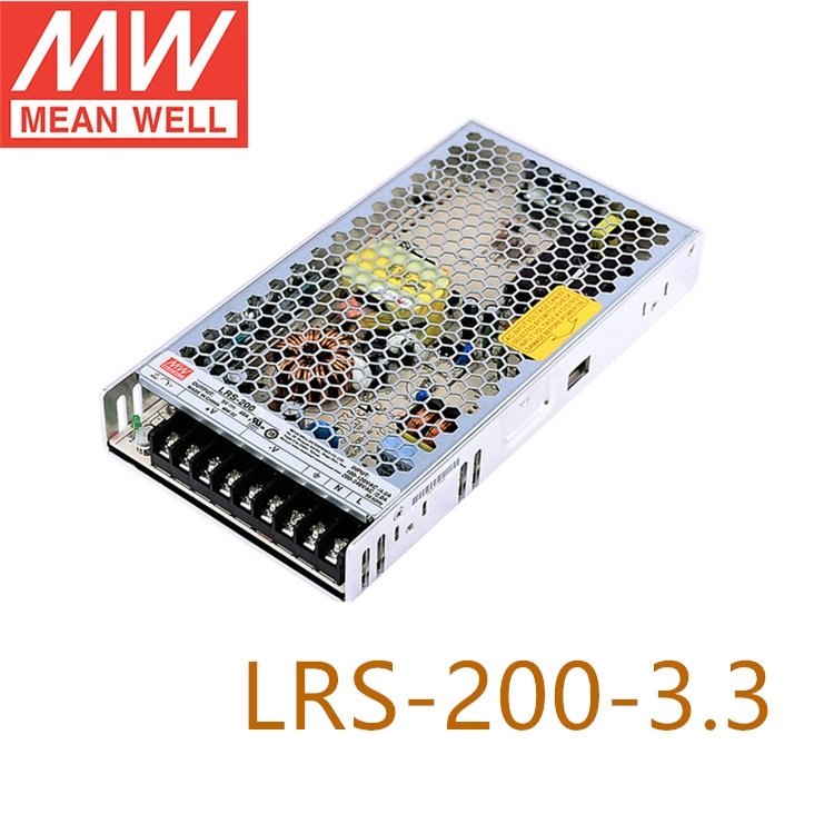 LRS-200-3.3200w3.3v0-40a单组输出工业控制led照明行业开关电源