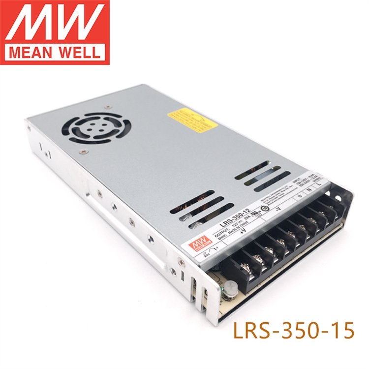 LRS-350-15350W15V明纬电源3D打印机器工控经济款灯带灯条用恒压