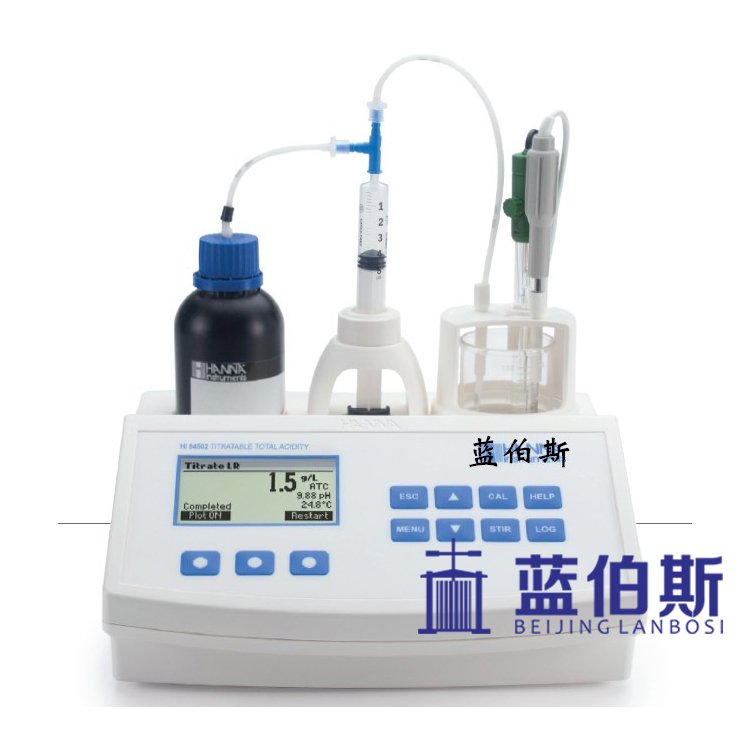 总酸度滴定酸度测定仪用于水中总酸和强酸的滴定