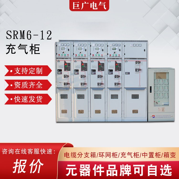 环网柜SRM6-40.5KV全封闭全绝缘充气式环网充气柜35KV充气式环网柜