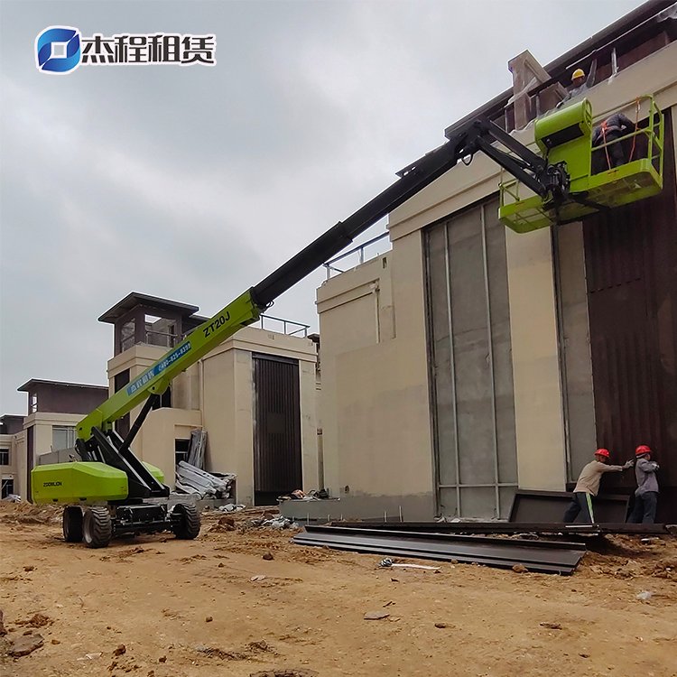  萝岗高空车出租厂房建设用20米直臂高空作业车出租伸臂车租用