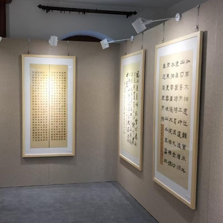 出租布展隔断美术展览移动立墙画展组合展架书法展板挂画墙面