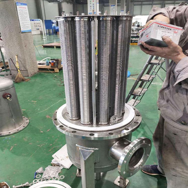 海特滤器不锈钢袋式过滤器200t可定制液体过滤设备