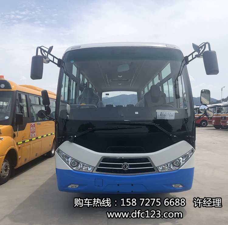 东风国六排放165马力B2驾照9米超龙客车教练车