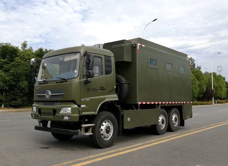 东风六驱野外自行式炊事车--6x6后勤应急移动餐饮车