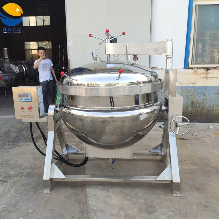 耀邦不锈钢100L高温高压蒸煮锅煮粽子机器大型工业压力锅