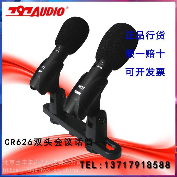 七九七音响797AUDIOCR626双头会议话筒合唱麦克风传声器