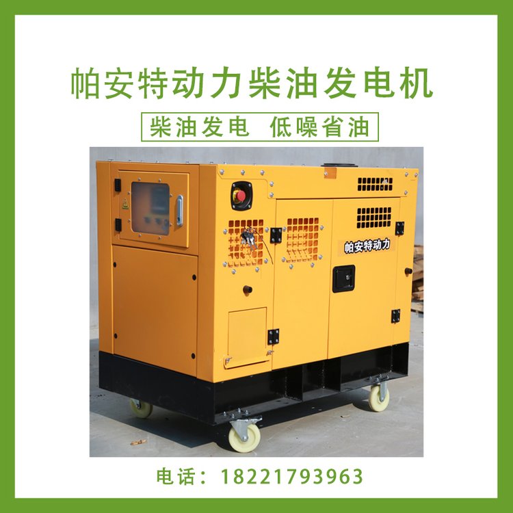 帕安特高原四缸涡轮增压7KW7千瓦水冷汽油发电机组PAT7KRFG