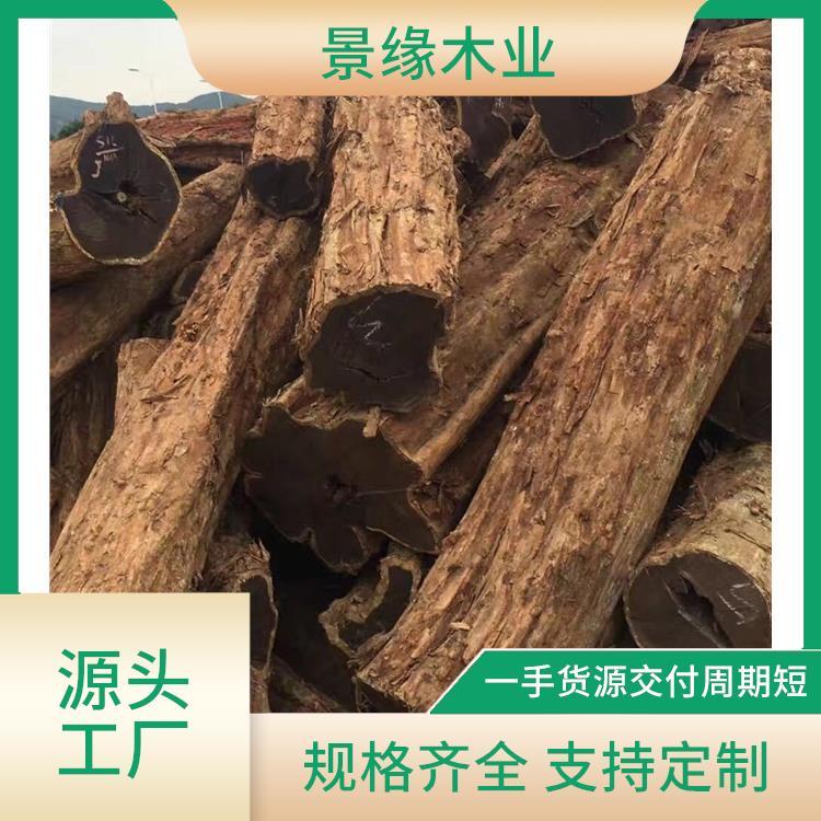 景缘木业进口原木供应紫光檀乌木材质硬重雕刻工艺