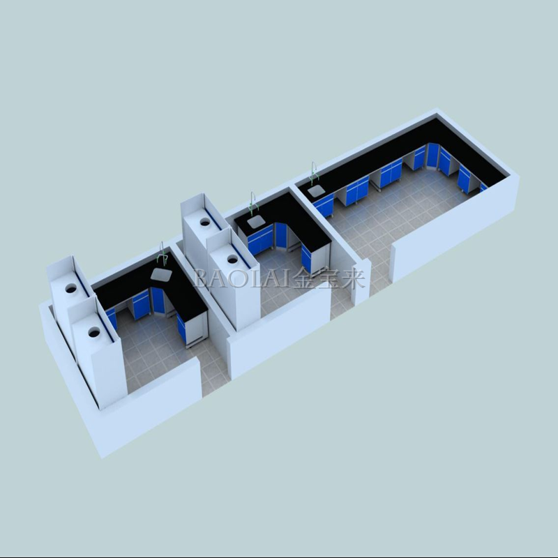 实验室洁净工作台化验室边台金宝来钢木实验台整体工程