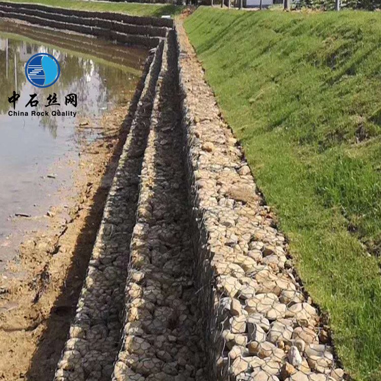 格宾石笼网挡土墙装石头铁丝笼防洪护堤河道治理规格齐全发货快