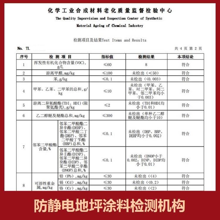 地坪涂料检验服务分析准确度高能出具检测报告