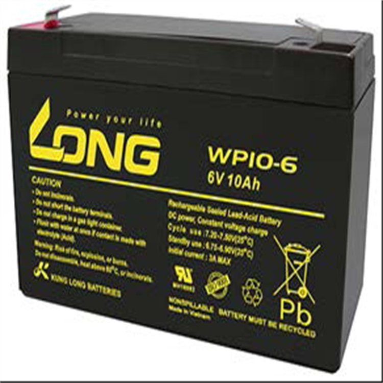 LONG广隆蓄电池WP10-66V10AH机密仪器电动工具电池