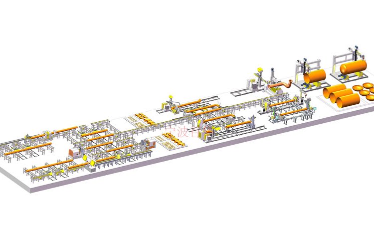 智能化管道预制车间及自动化管道预制生产线先进、高效
