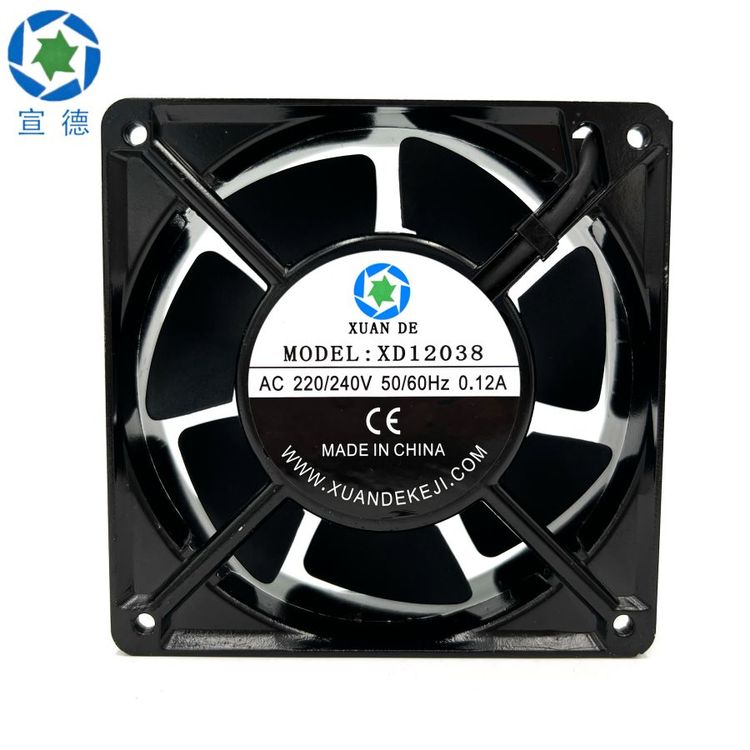 12公分交流220V-240V新能源专用120X120X38mm工业AC散热风扇