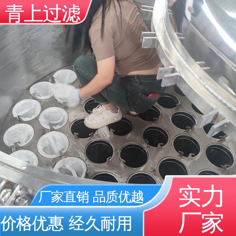 青上大流量袋式过滤器品质致胜规模生产食品\/酿酒