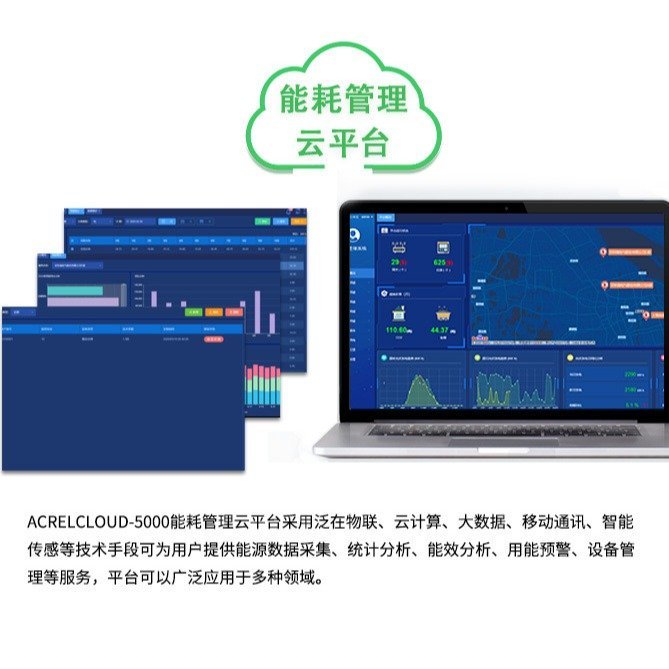 安科瑞AcrelCloud-5000能耗在线监测系统工厂水电气分析报表曲线