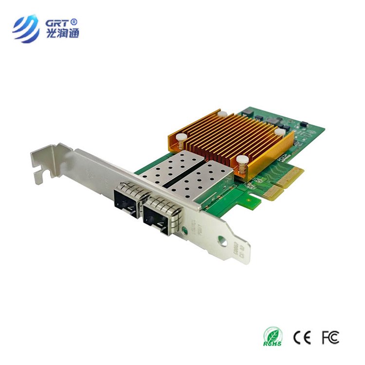 光润通F902E-V3.5千兆双光口PCI-EX4I350AM2芯片服务器光纤网卡