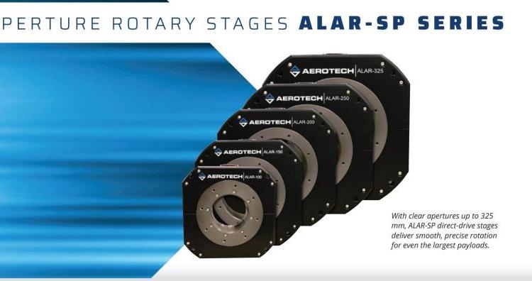 原裝進(jìn)口AerotechALAR-SP大孔徑旋轉(zhuǎn)分度臺定位精度±2角秒