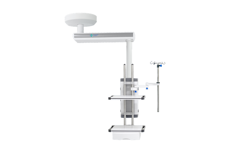 双臂腔镜塔重症监护室吊塔吸顶式安装多角度旋转