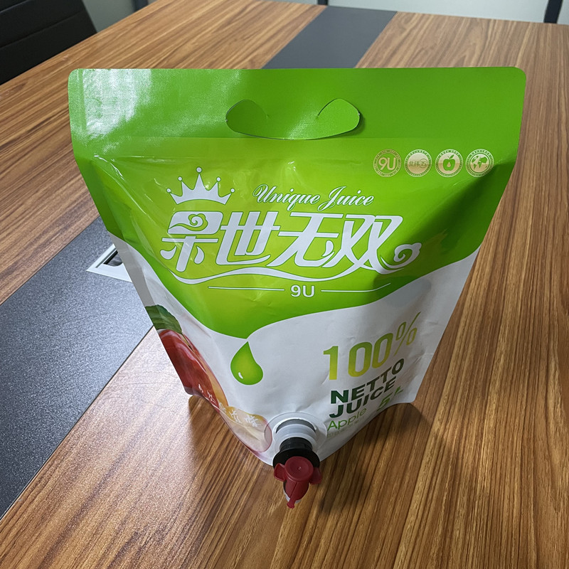 定制双阀咖啡袋2L热饮包装冷饮包装蝶阀铝箔袋3L5L自立吸嘴袋