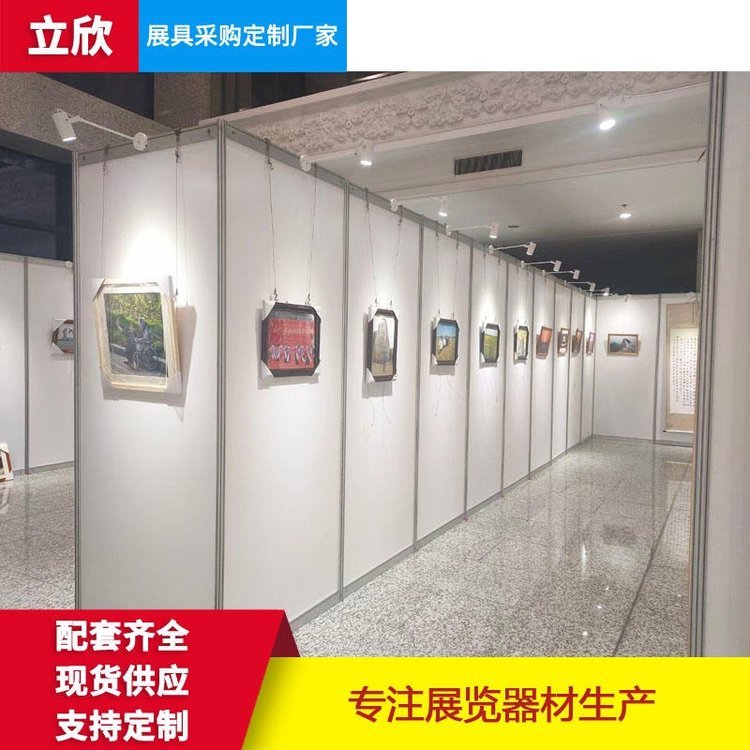 八棱柱展會展位展示材料酒店隔斷屏風(fēng)展覽展架移動展板