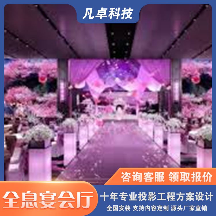 全息投影全息5D宴会厅婚礼酒店婚纱投影全国安装