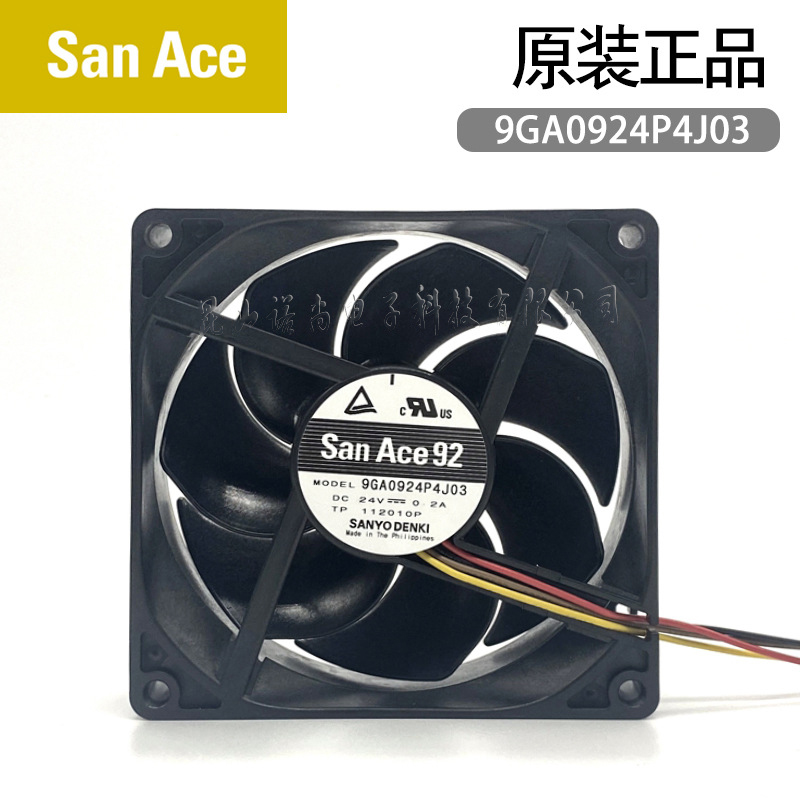 SanyoDenki9GA0924P4J03ֱLDCFan92x92x25mm4PWM