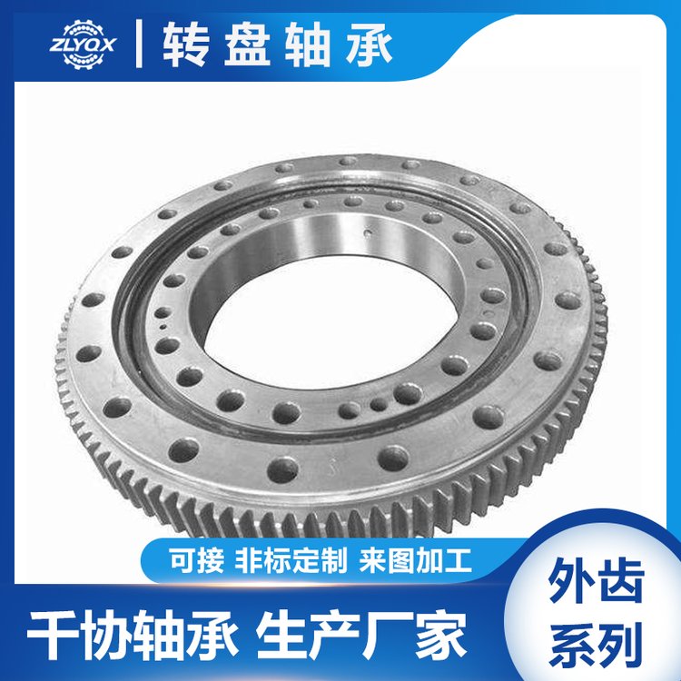 VSA251055四點接觸球轉盤軸承碼跺機自動導引車AGV舵輪渦輪減速機