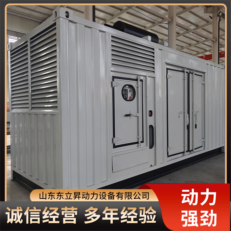 800KW集装箱静音机组布局紧凑合理出口矿山用电东立昇