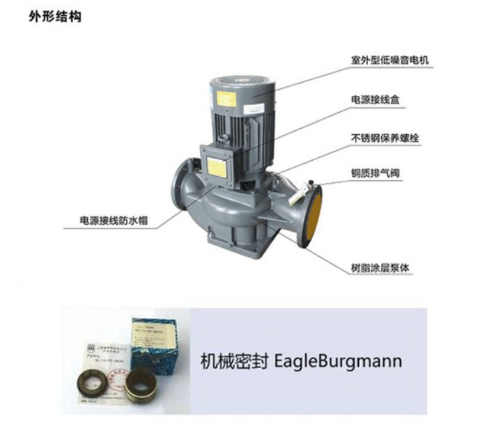 山川冷却塔管道泵冷热水循环锅炉泵LT,LP精选材料品质有保障