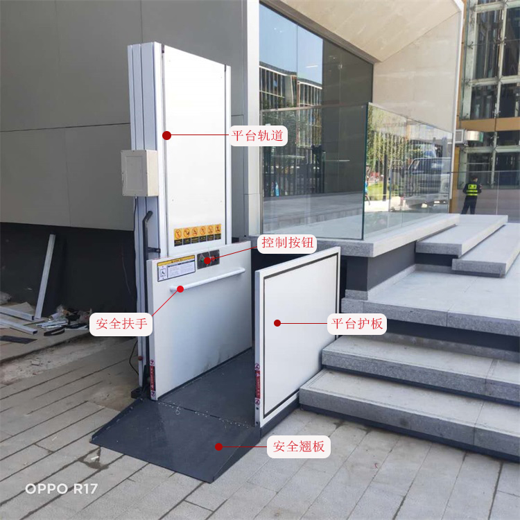 龍宇無障礙電梯殘疾人上下樓升降機(jī)輪椅升降平臺(tái)