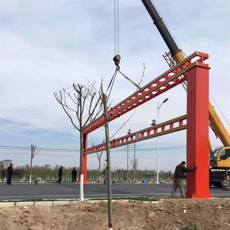 浩龍機(jī)械電動限高架廠家智能公路限高桿HL-47SK