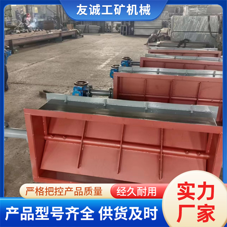 友诚通风蝶阀源头工厂气动法兰碳钢不锈钢通风阀