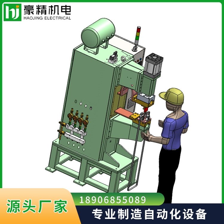 悬挂点焊机豪精机电性能稳定高效工作智能化设备