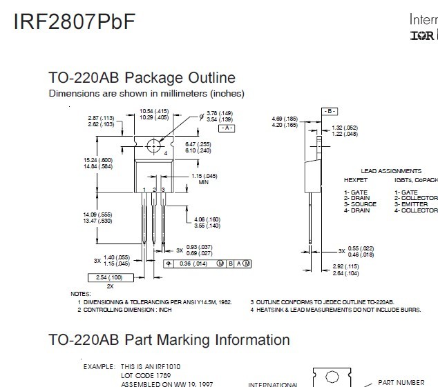 irf2807pbf