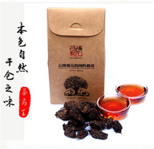 普洱茶 茶马王2008年老料古树熟茶散装特级老茶头 贡马茶叶批发