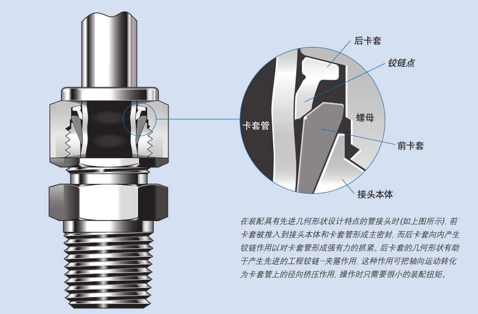 双卡卡套接头  不锈钢卡套接头  永华标准卡套接头