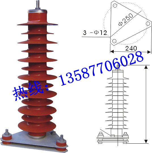 HY5WZ-51/134电站用避雷器HY5WZ-5/13.5氧化锌