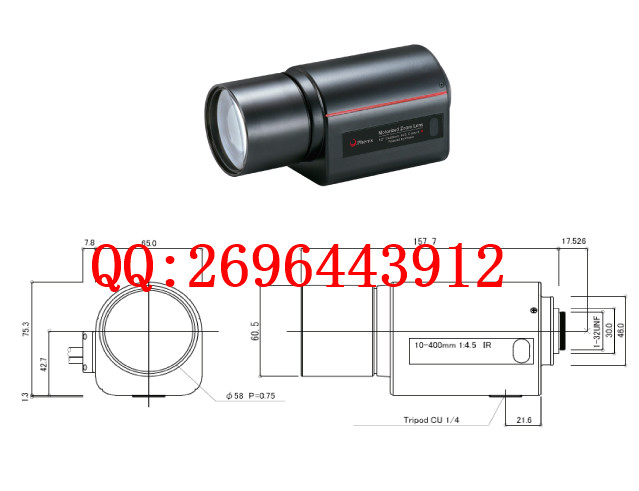 PMH40Z10A45PIR，凤凰视频驱动变倍镜头，凤凰电动变倍红外镜头，原装凤凰镜头哪里买