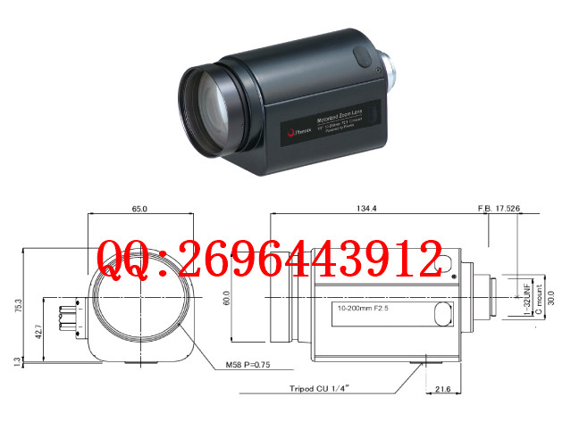 PMH20Z10M25P，凤凰三可变电动变倍镜头，凤凰10-200mm三可变镜头，凤凰镜头维修点