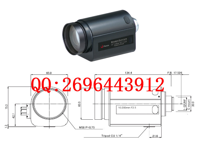 PMH20Z10D25P，凤凰电动变倍镜头，凤凰带预制位变倍镜头，PMH20Z10D25P参数